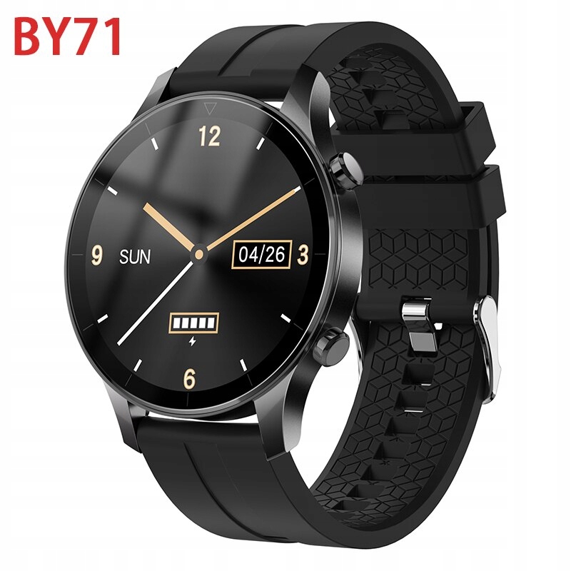 Unisex hodinky - Smartwatch Watch-BY71 Black Silica Standard