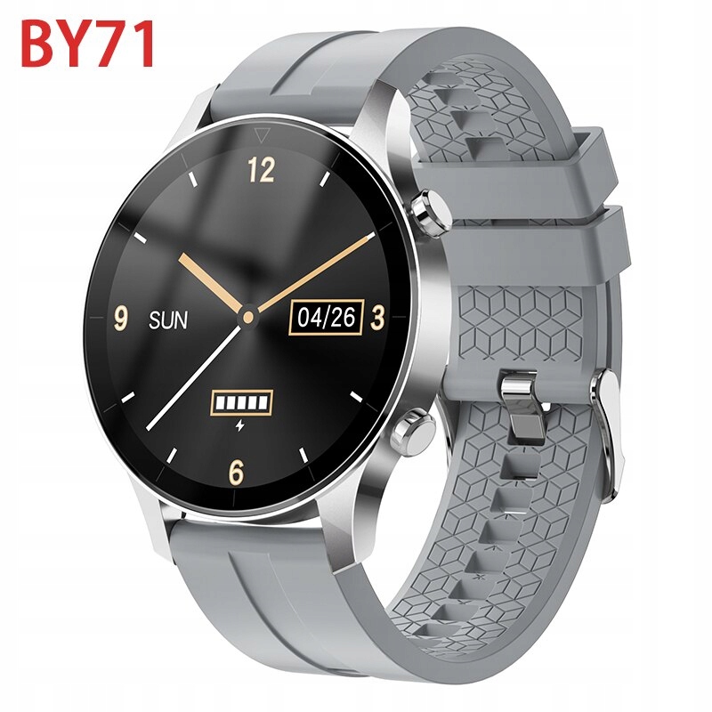 Unisex hodinky - Smartwatch Watch-BY71 Gray Silica Standard