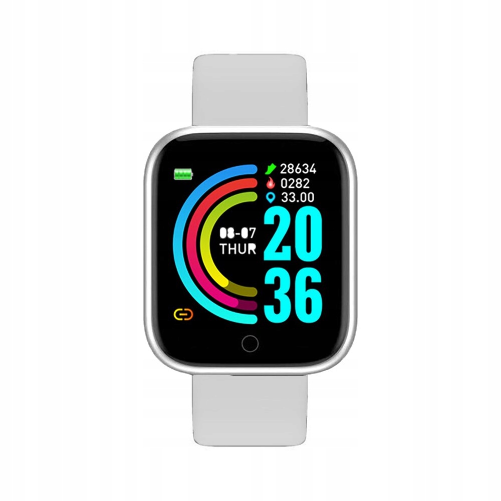 Unisex hodinky - Smartwatch Watch-White oxid kremičitý