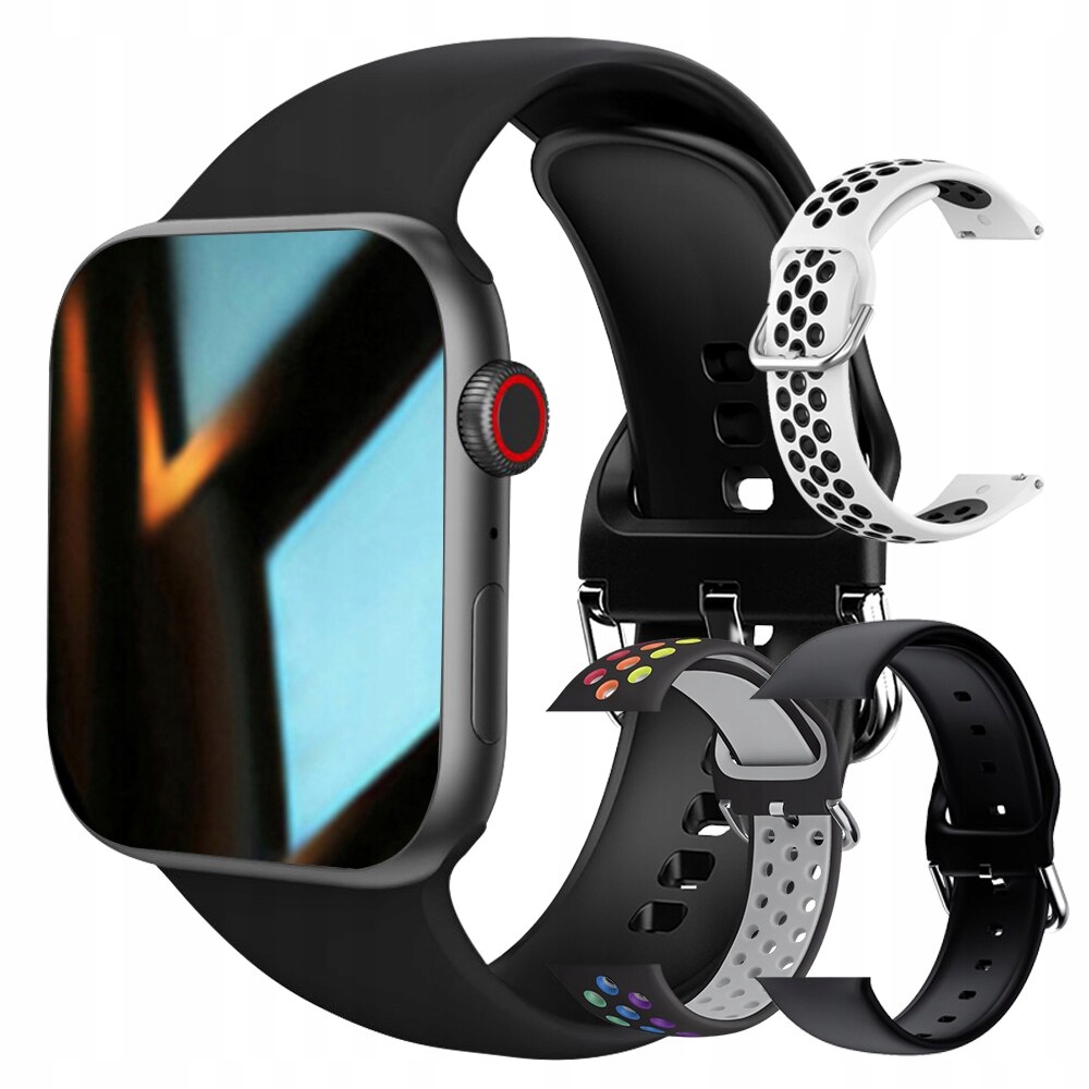 Unisex hodinky - Smartwatch Watch-Black Set 6 44 mm