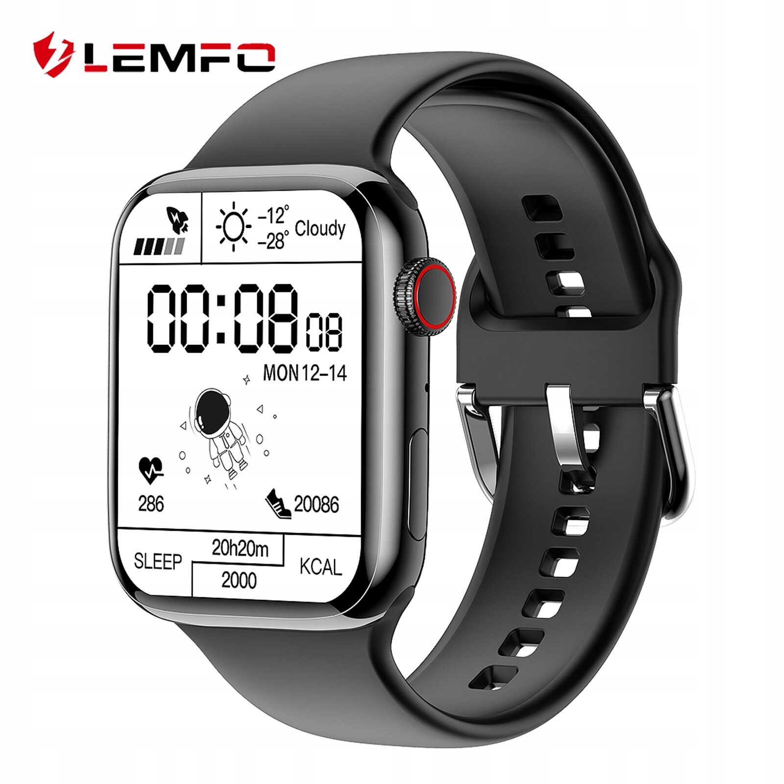 Unisex hodinky - Smartwatch Watch-čierna PD7max 44 mm pd7max