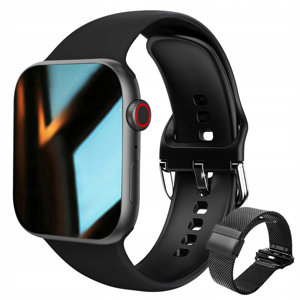 Unisex hodinky -  Smartwatch Watch-Black Set 2 44 mm
