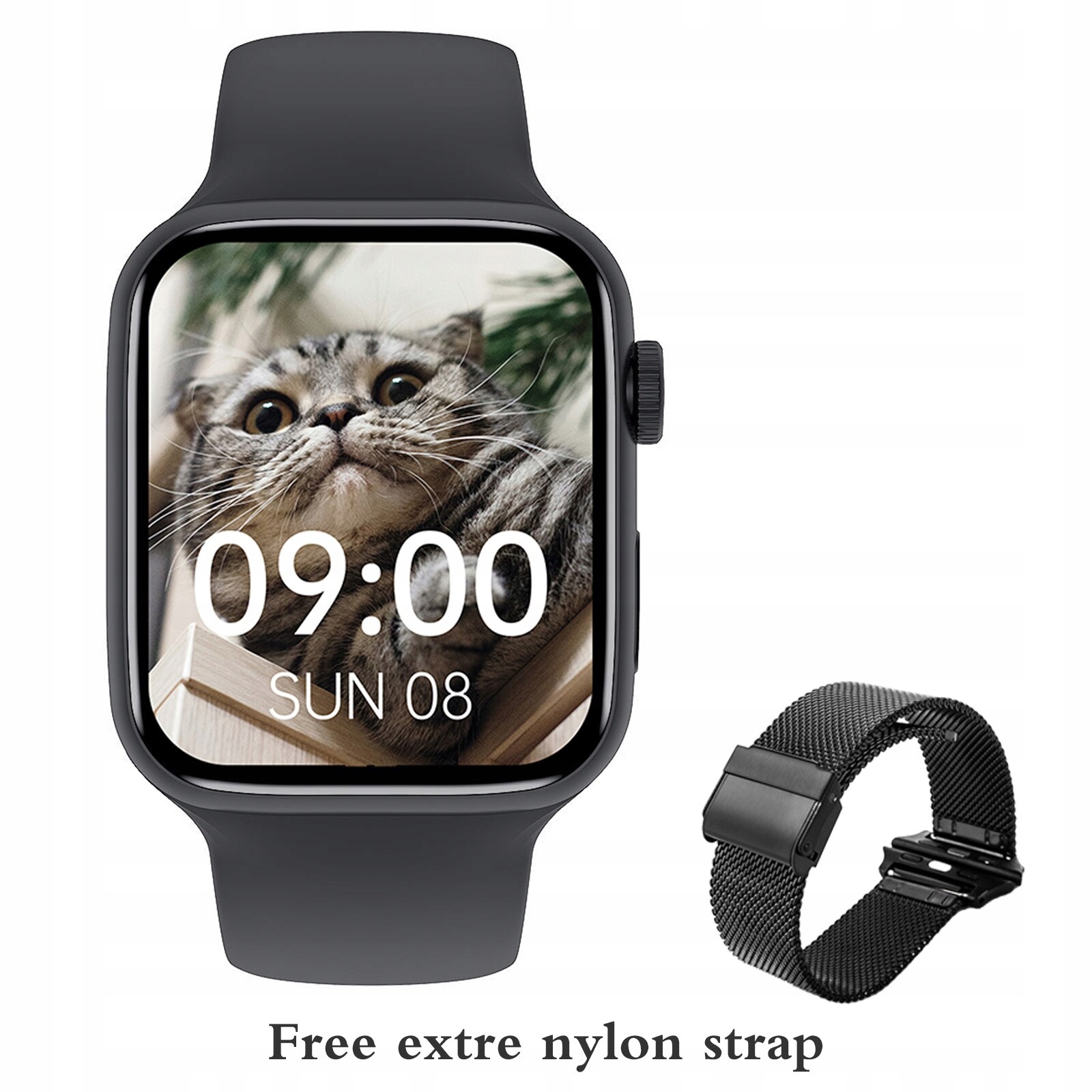 Unisex hodinky -  Smartwatch Watch-Black set 2 44 mm GW67 Plus