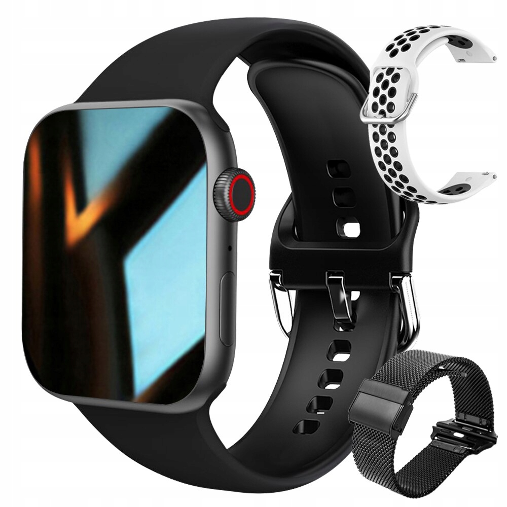 Unisex hodinky - Smartwatch Watch-Black Set 4 44 mm