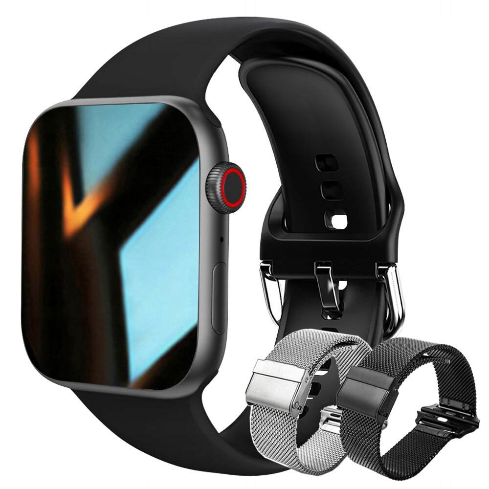 Unisex hodinky - Smartwatch Watch-Black Set 5 44 mm