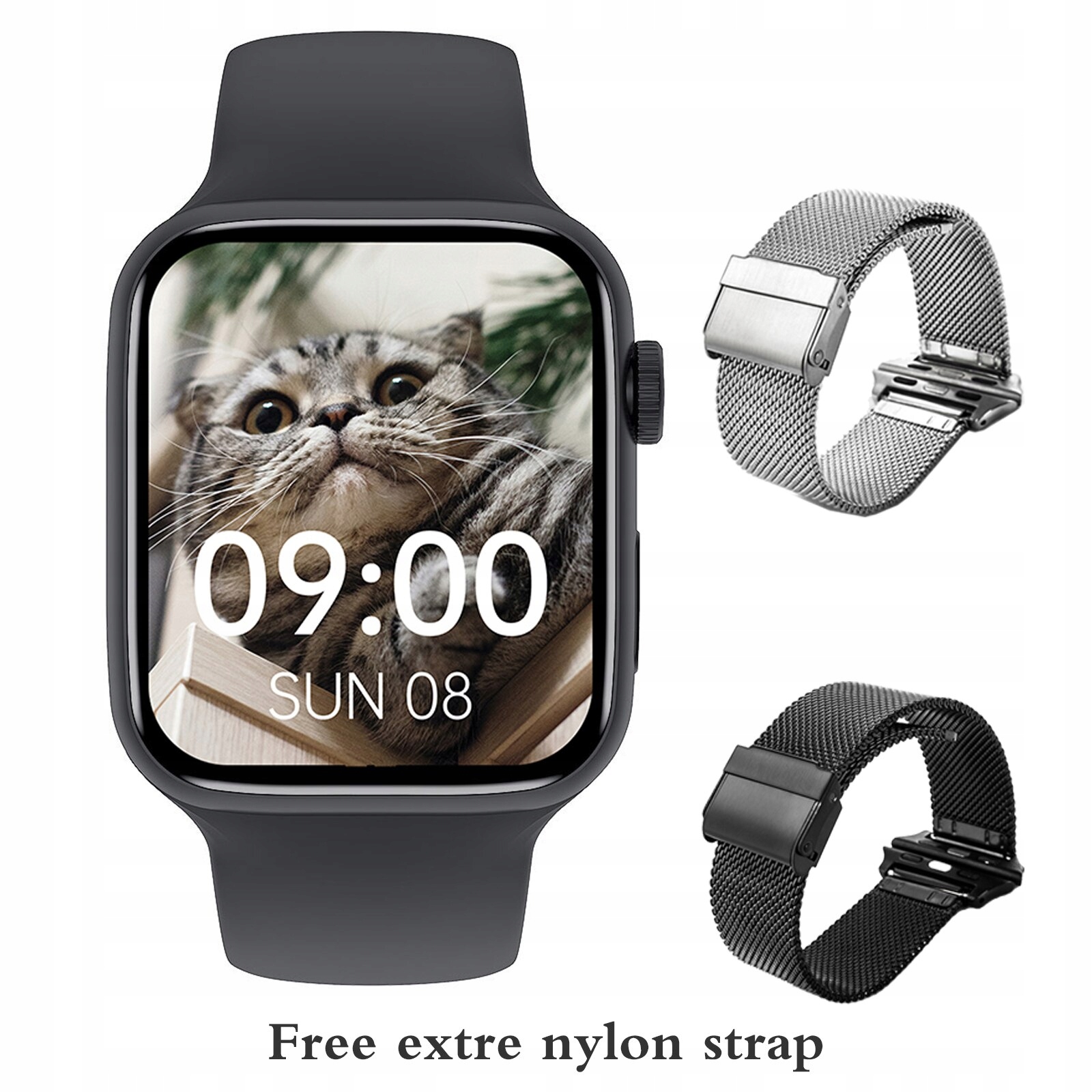 Unisex hodinky -  Smartwatch Watch-Black Set 5 44 mm GW67 Plus