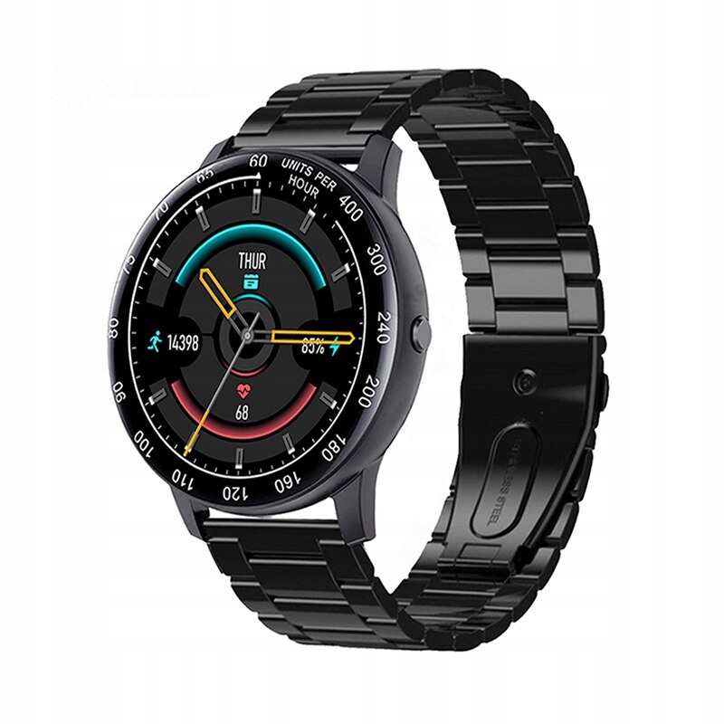Unisex hodinky - Smartwatch Watch-čierna oceľ 2