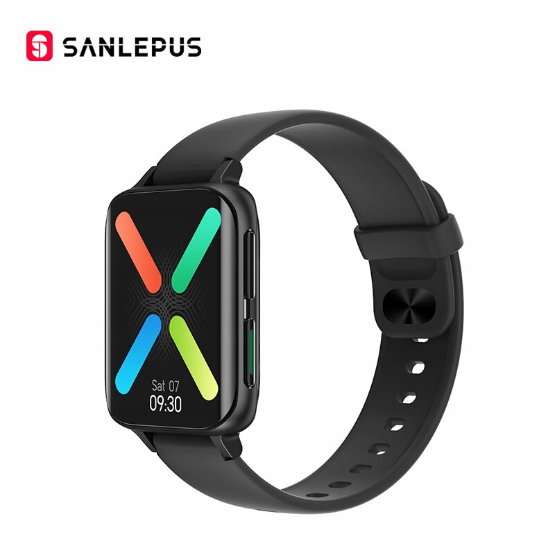 Unisex hodinky - Smartwatch Watch-Black-Silicon Strap