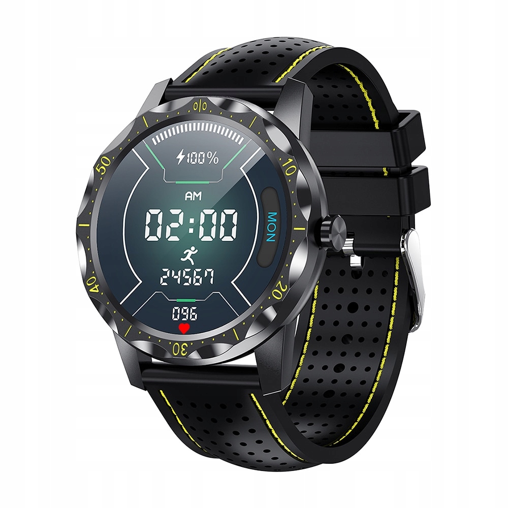 Unisex hodinky - Smartwatch Watch-čierna žltá