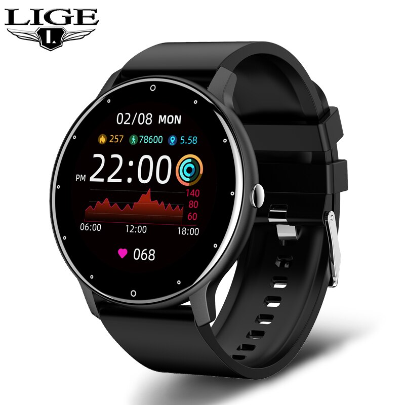 Unisex hodinky - Smartwatch Watch-Black 0223A