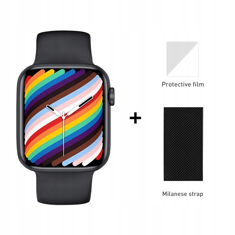 Unisex hodinky - Smartwatch Watch-Black a
