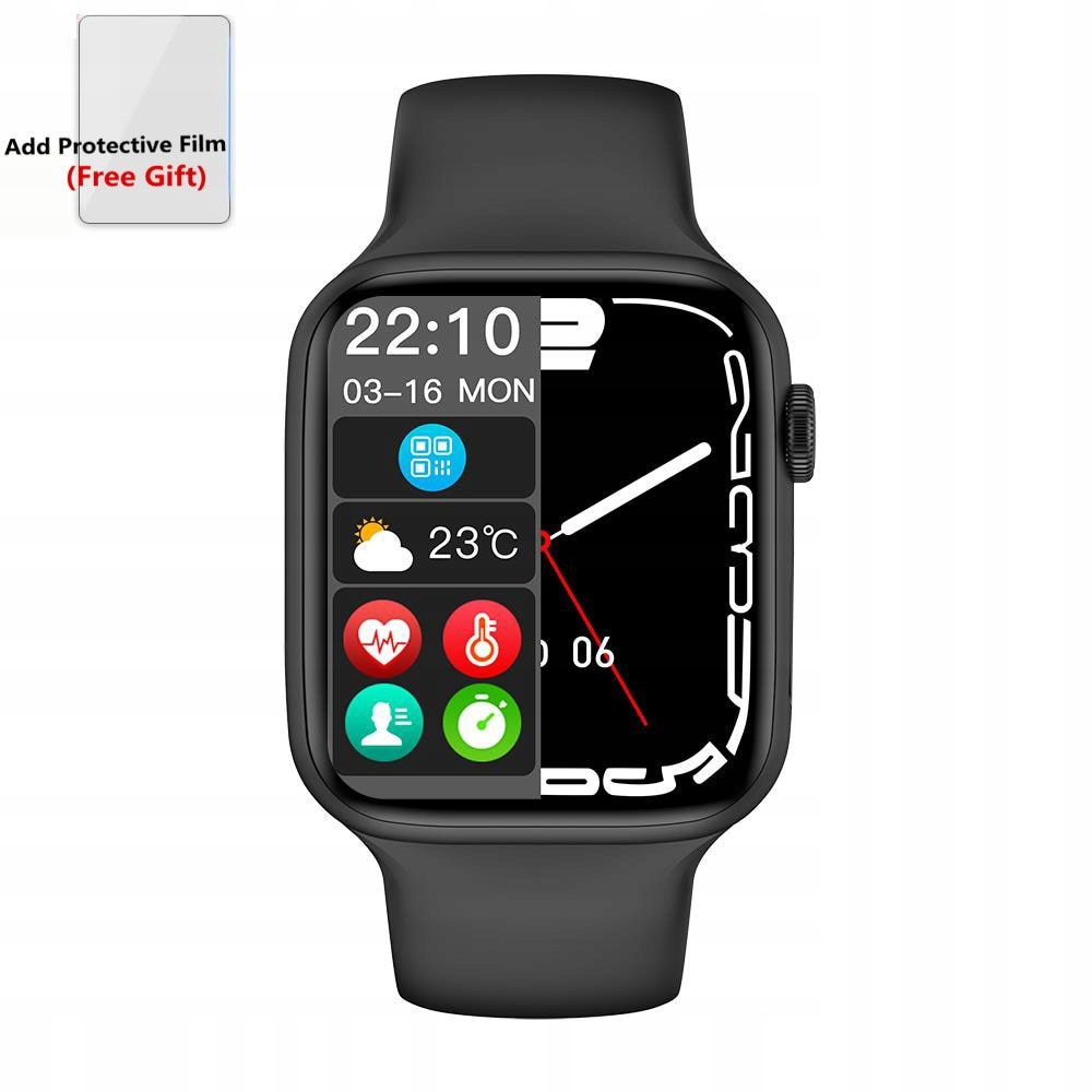 Unisex hodinky - Smartwatch Watch-Black W27 Max