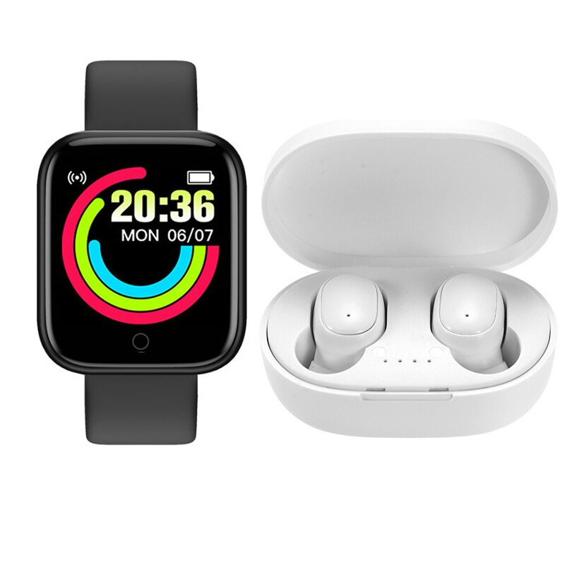 Unisex hodinky - Smartwatch Watch-čierna biela