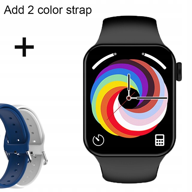 Unisex hodinky - Smartwatch Watch-čierna pridajte bielu modrú farbu