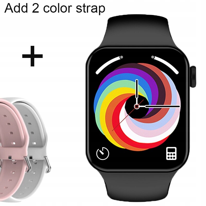 Unisex hodinky - Smartwatch Watch-čierno pridať bielu ružovú farbu