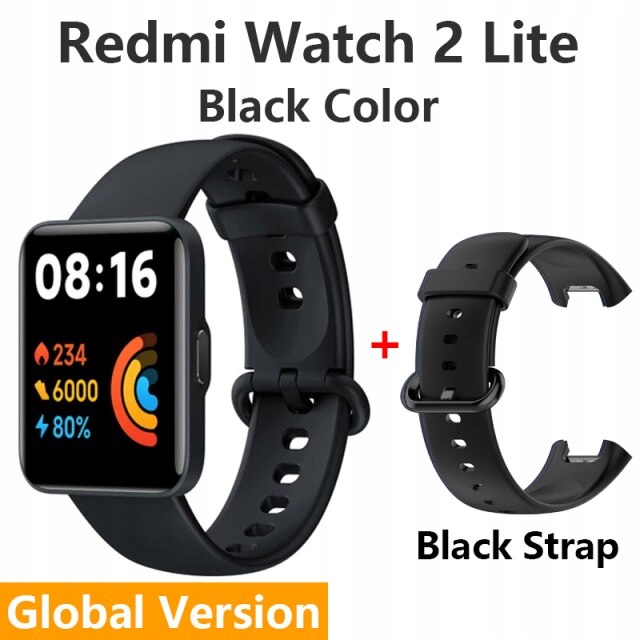 Unisex hodinky - Smartwatch Watch-čierny n čierny pás