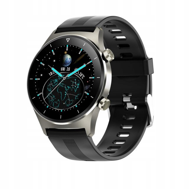 Unisex hodinky - Smartwatch Watch-čierna kremíková pištoľ