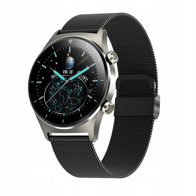 Unisex hodinky - Smartwatch Watch-čierna pištoľ