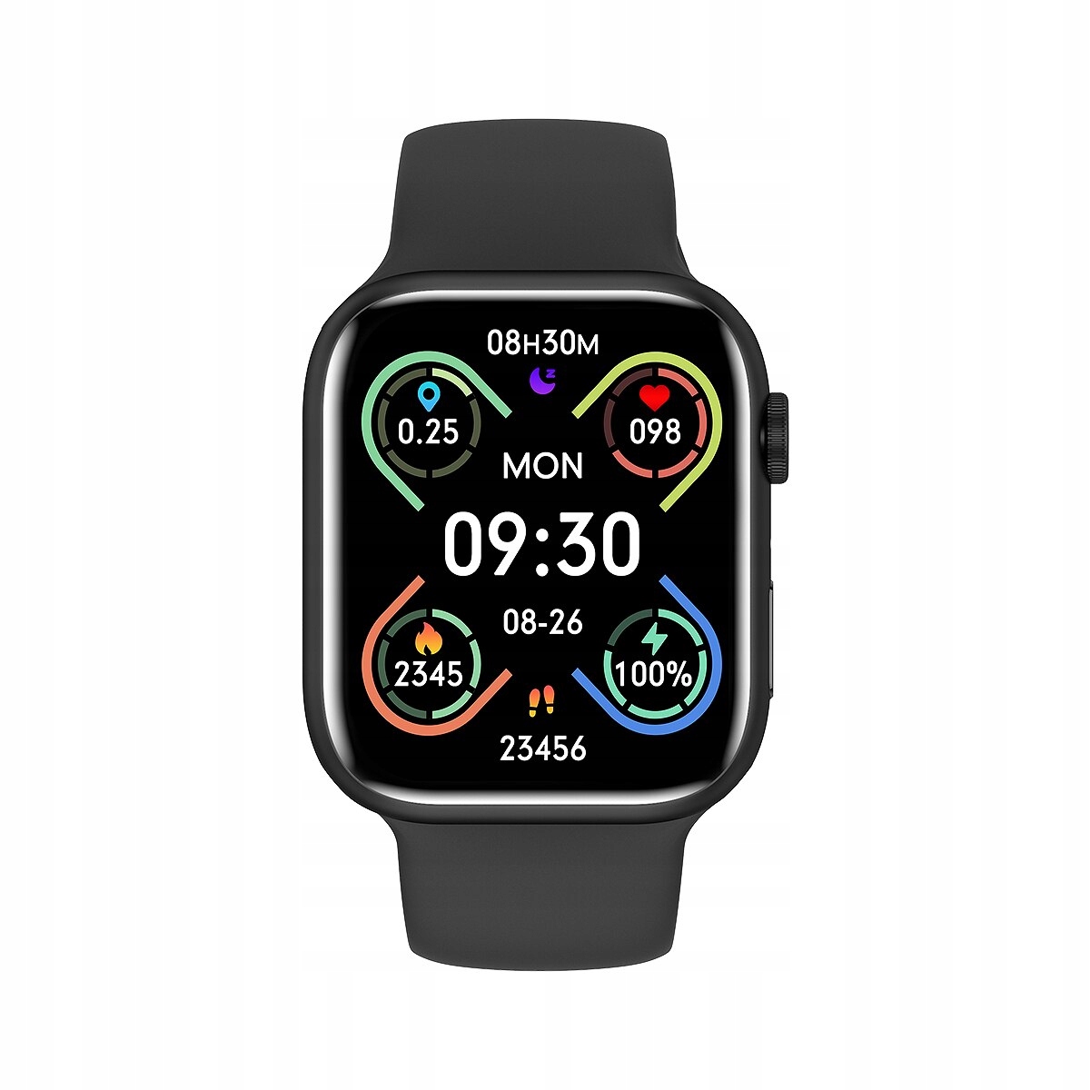 Unisex hodinky -  Globálna verzia Smartwatch Watch-čierna