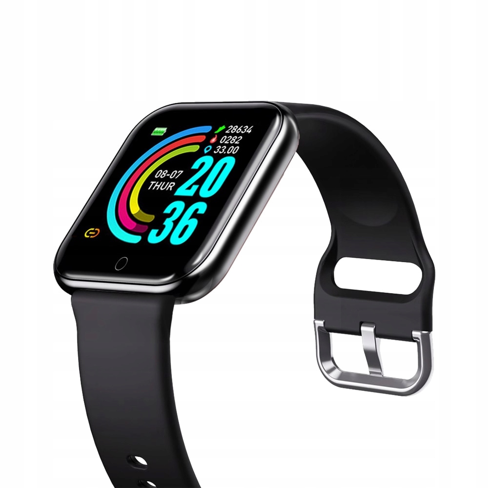 Unisex hodinky - Smartwatch Watch-čierno silikagél