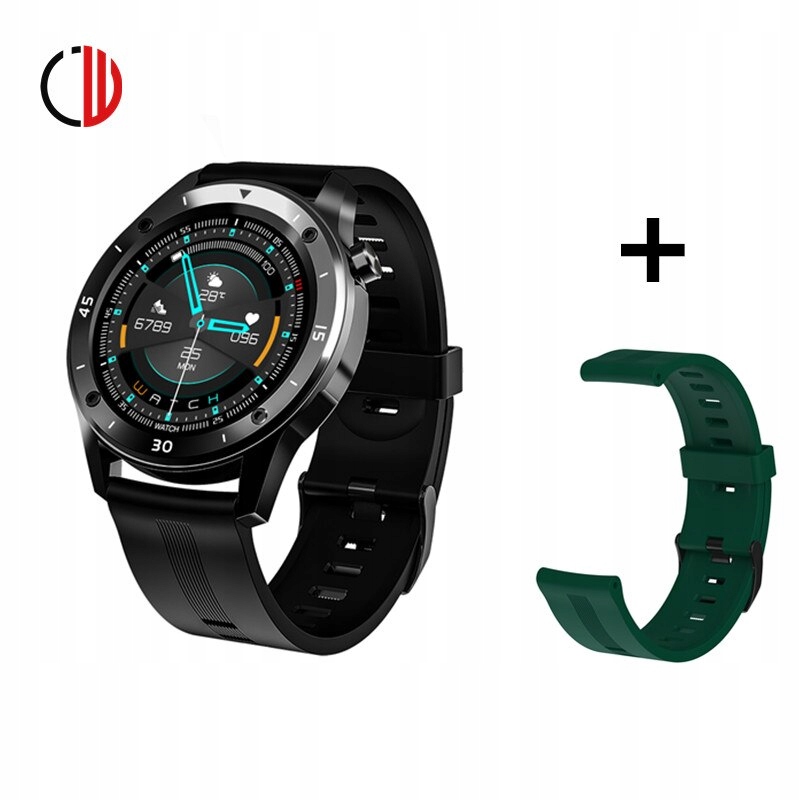 Unisex hodinky - Smartwatch Watch-čierna zelená