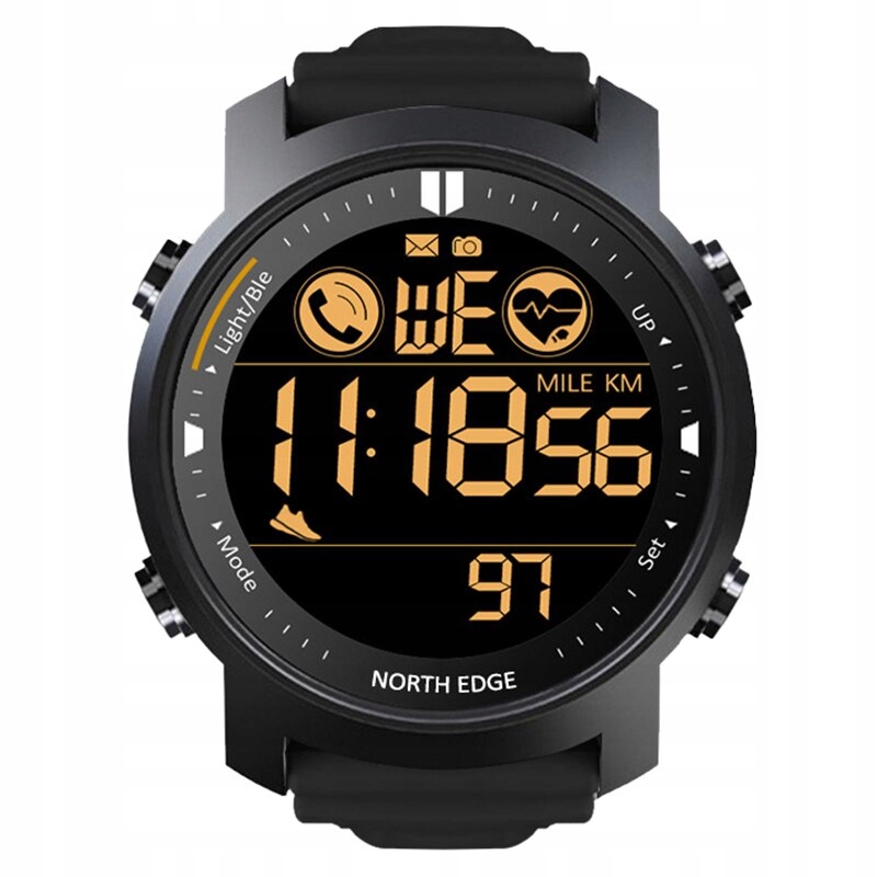 Unisex hodinky - Smartwatch Watch-Black