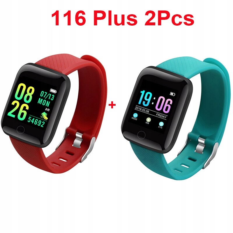 Unisex hodinky - Smartwatch Watch-Red Blue