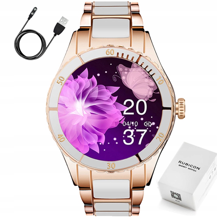 Dámske hodinky - Dámske hodinky Smartwatch Watch Zlatý tlak konverzácie