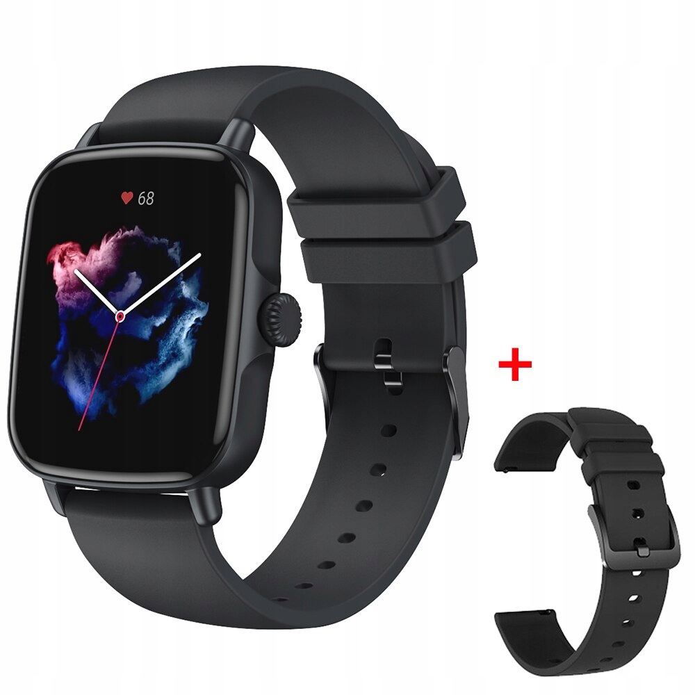 Unisex hodinky - Smartwatch Watch-add čierny silikón;