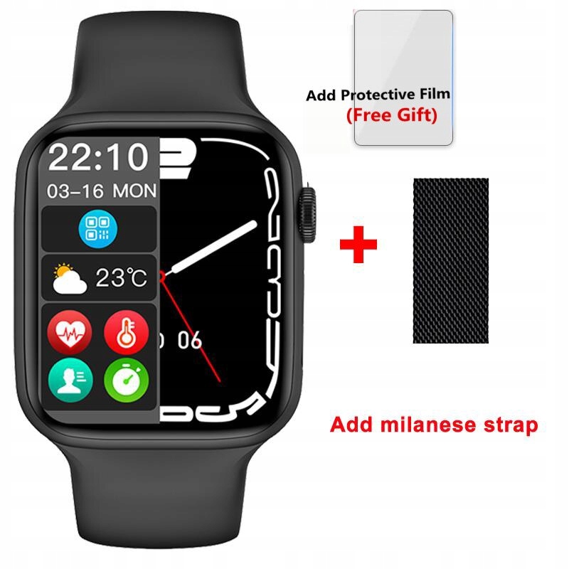 Unisex hodinky - Smartwatch Watch-add Metal Strap W27 Max