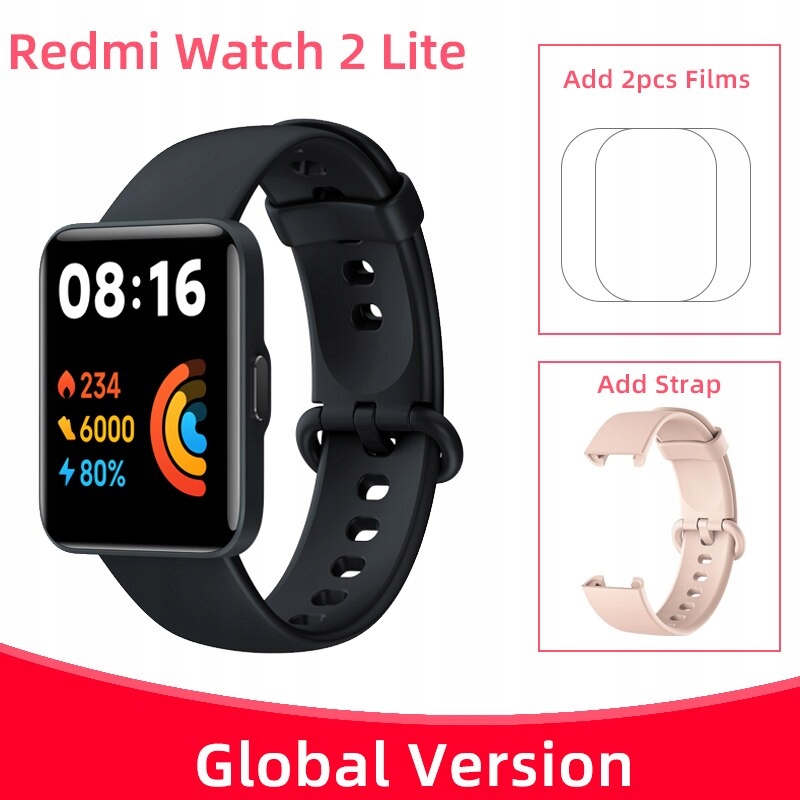 Unisex hodinky - Smartwatch Watch-add Pink GV Belt