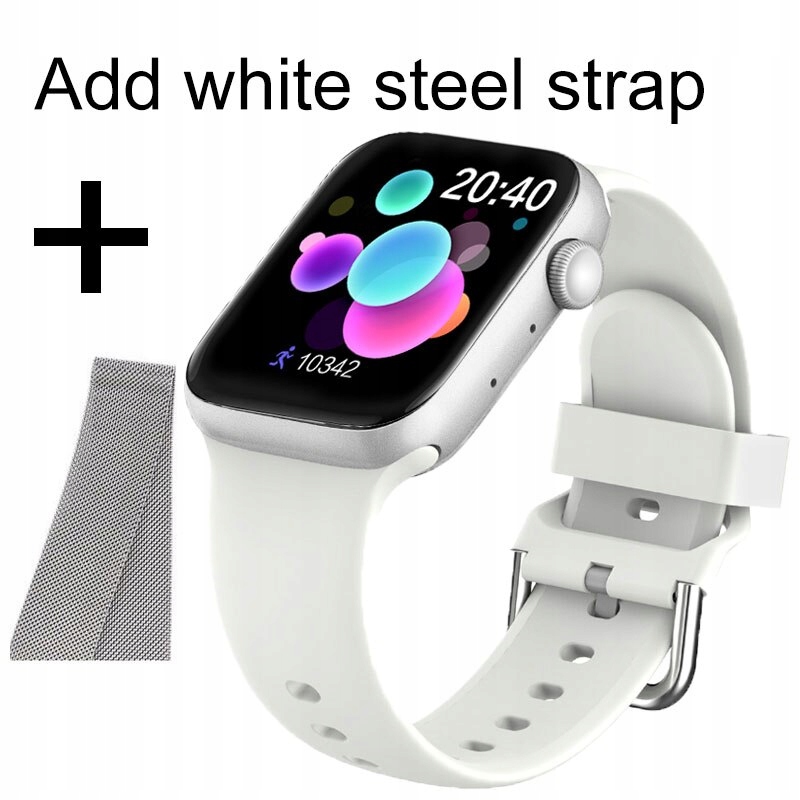 Unisex hodinky - Smartwatch Watch-We používajte striebornú oceľ