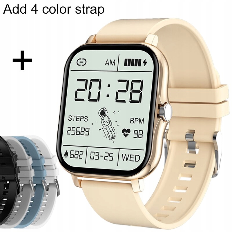 Unisex hodinky - Smartwatch Watch-Gd Pridajte Bk, sme gy
