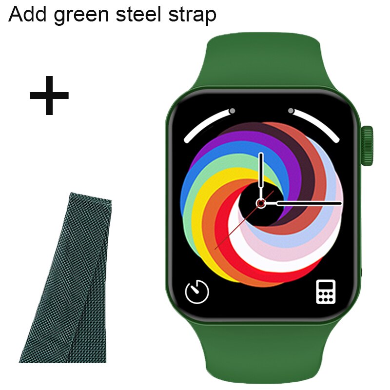 Unisex hodinky - Smartwatch Watch -gn Pridať zelenú oceľ