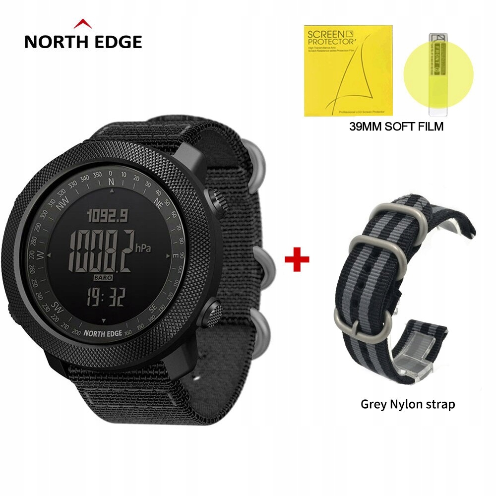 Unisex hodinky - Smartwatch Watch-Gfit Grey nylon