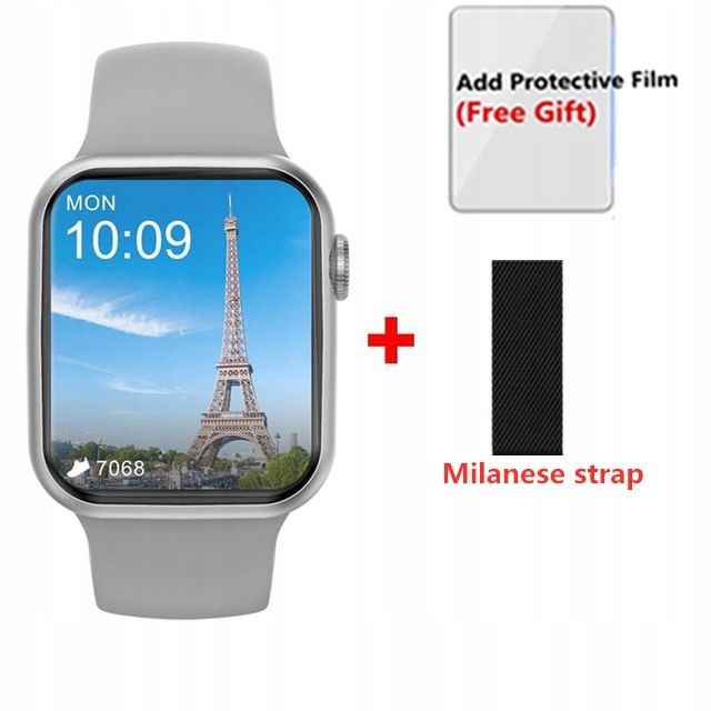 Unisex hodinky - Smartwatch Watch-jasnobrowy 44 mm