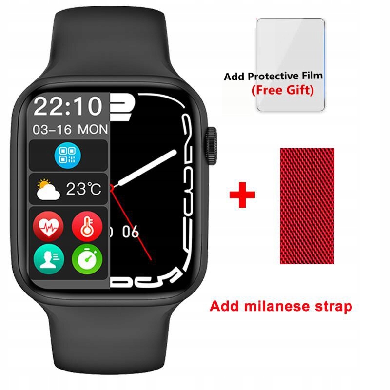 Unisex hodinky -  Smartwatch Watch-jasnobrowy W27 max