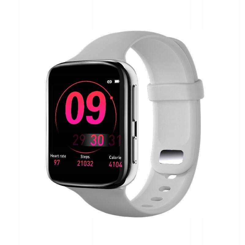 Unisex hodinky - Smartwatch Watch-K80 striebro