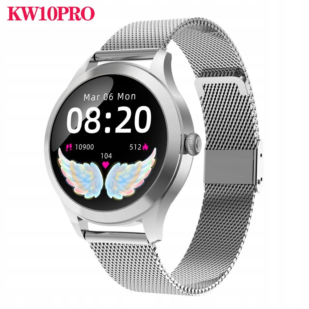 Unisex hodinky - Smartwatch Watch-Kw10pro Silver Steel