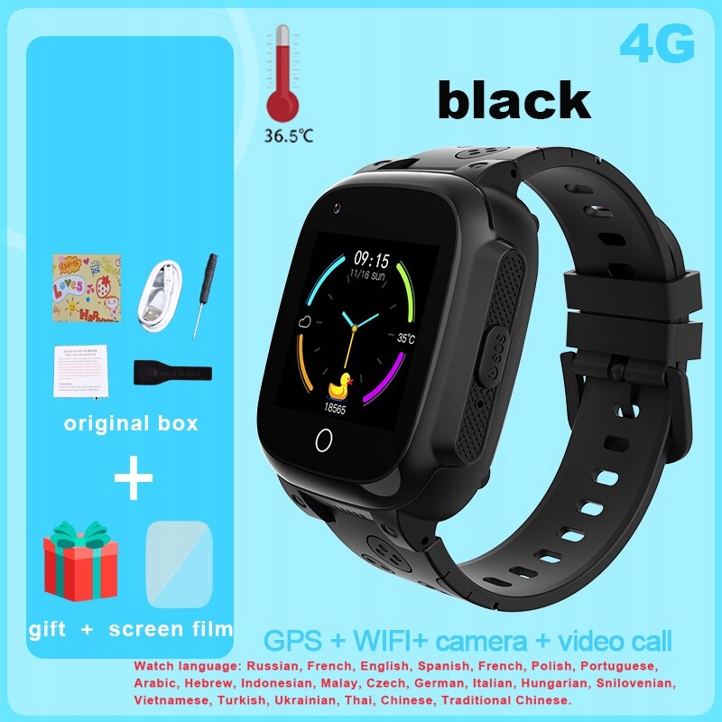 Unisex hodinky - Čierna európska verzia Smartwatch Watch-LT25
