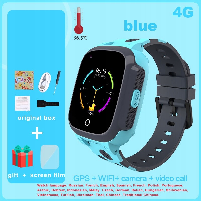 Unisex hodinky - Smartwatch Watch-LT25 Blue Ázijská verzia