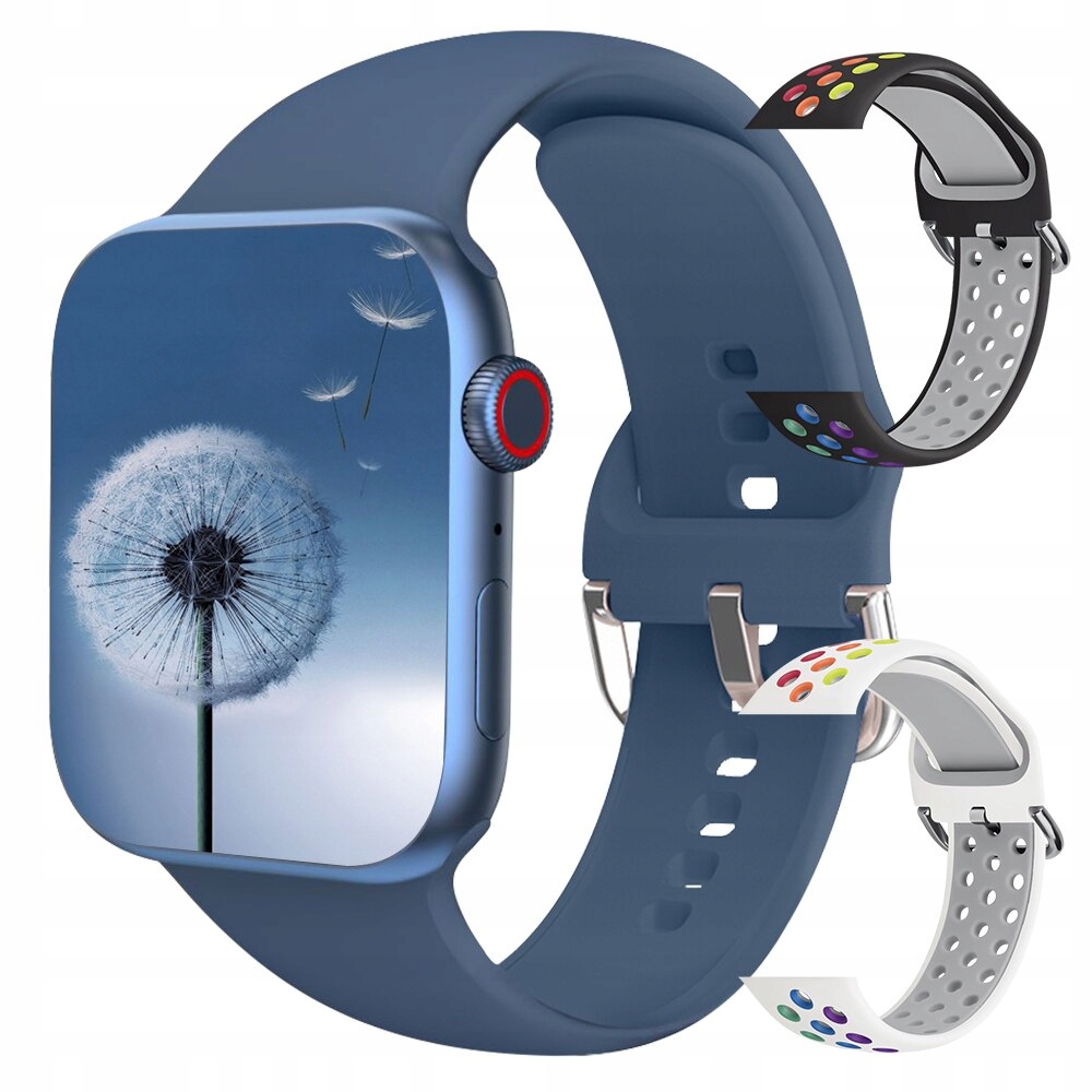 Unisex hodinky - Smartwatch Watch-Not Blue set 2 44 mm