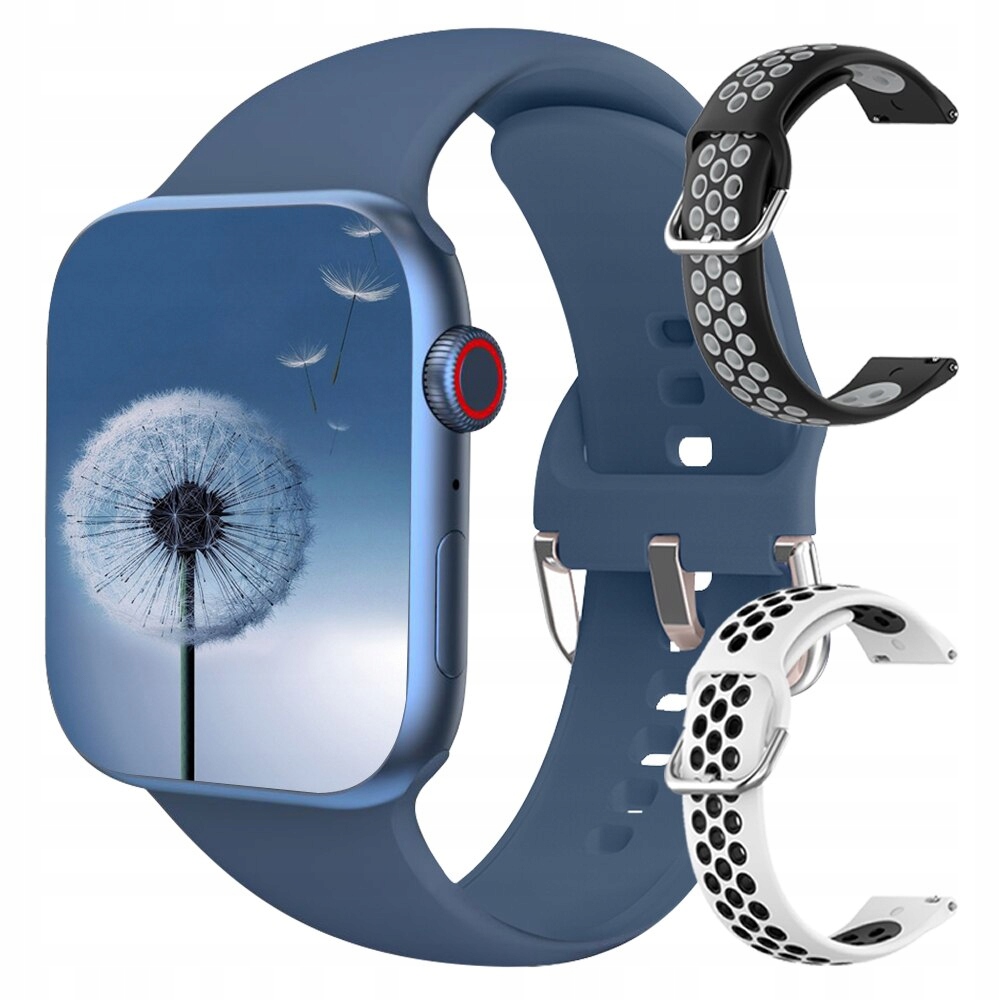 Unisex hodinky - Smartwatch Watch-Not Blue set 3 44 mm