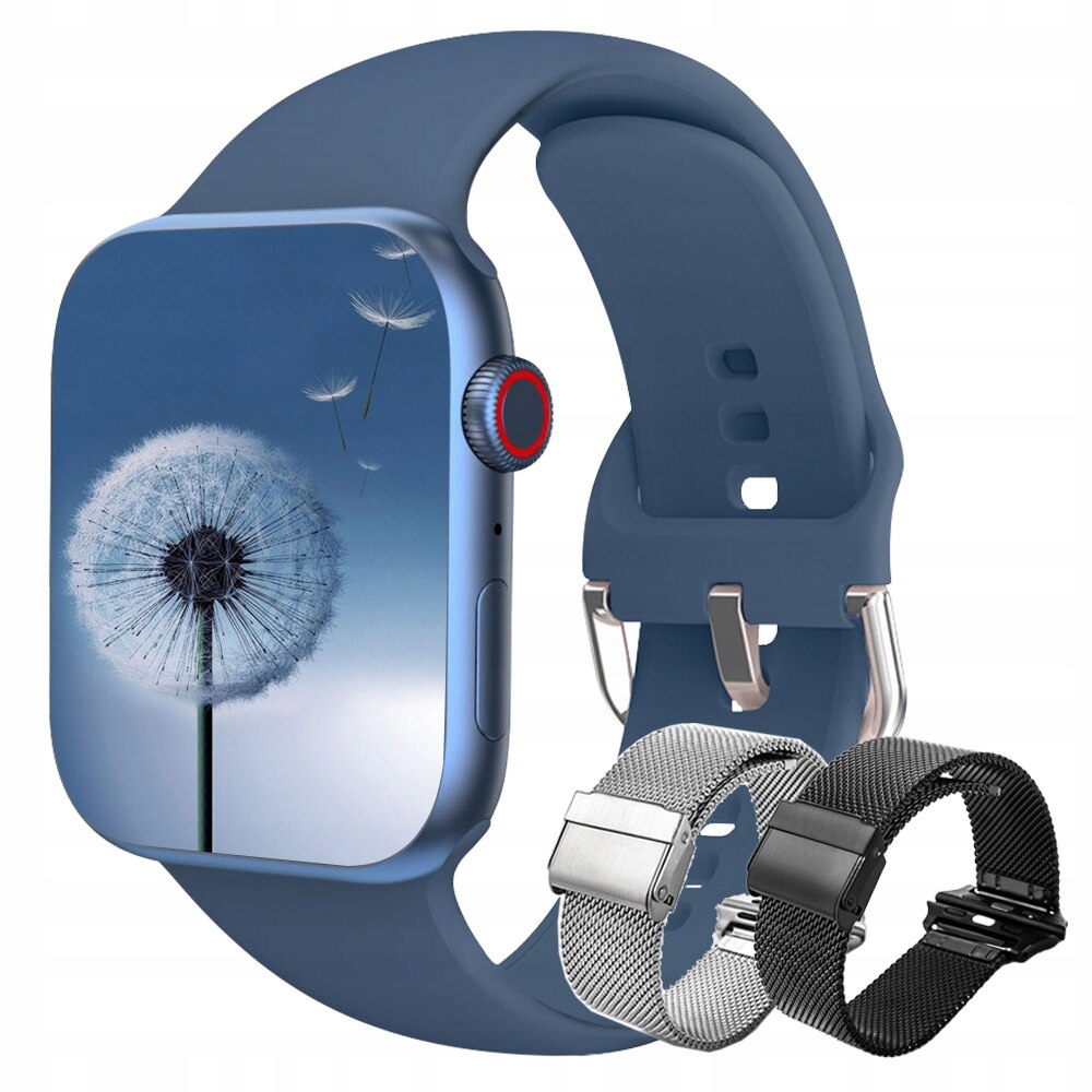 Unisex hodinky - Smartwatch Watch-Not Blue Set 4 44 mm
