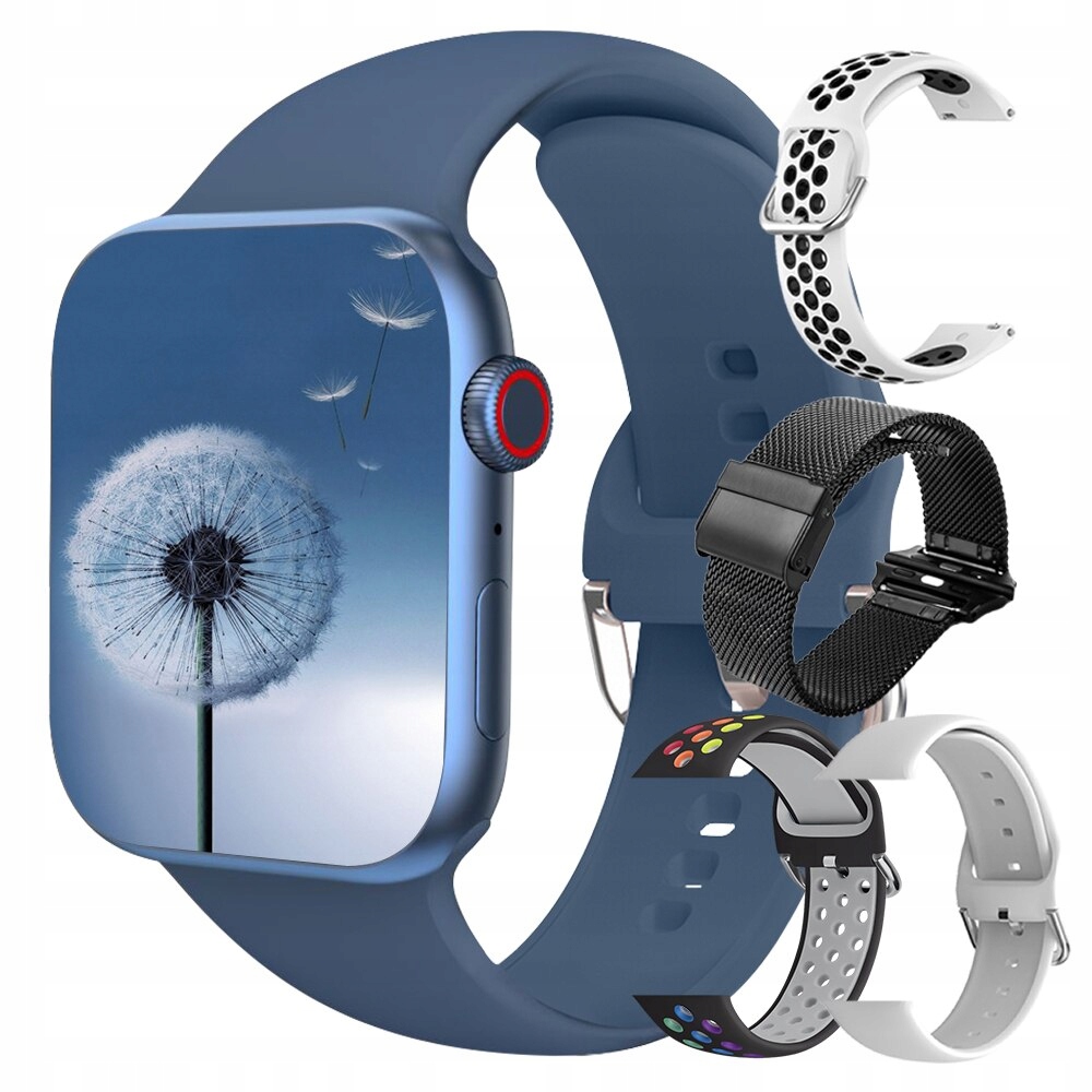 Unisex hodinky - Smartwatch Watch-Not Blue Set 5 44 mm