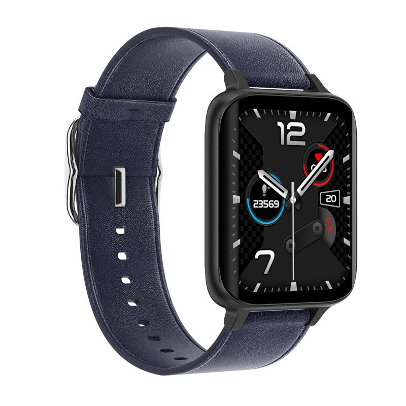 Unisex hodinky - Smartwatch Watch-Blue Leather
