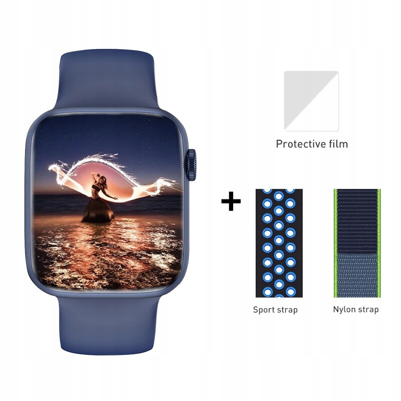 Unisex hodinky - Smartwatch Watch-Blue E
