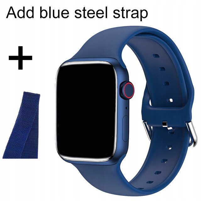Unisex hodinky - Smartwatch Watch-Blue Pridajte remienok HW16 44 mm