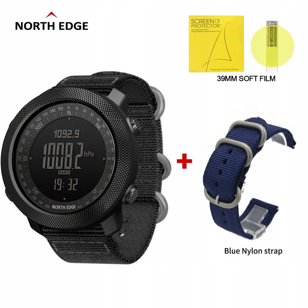 Unisex hodinky - Smartwatch Watch-Blue nylon