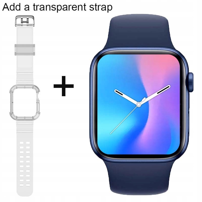 Unisex hodinky - Smartwatch Watch-no Blue Strap s pridaním TM